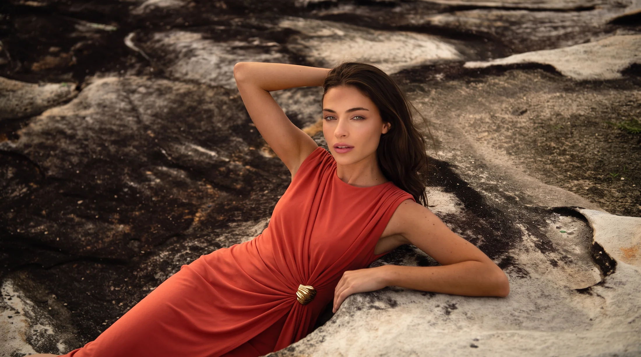 Vestido drapeado