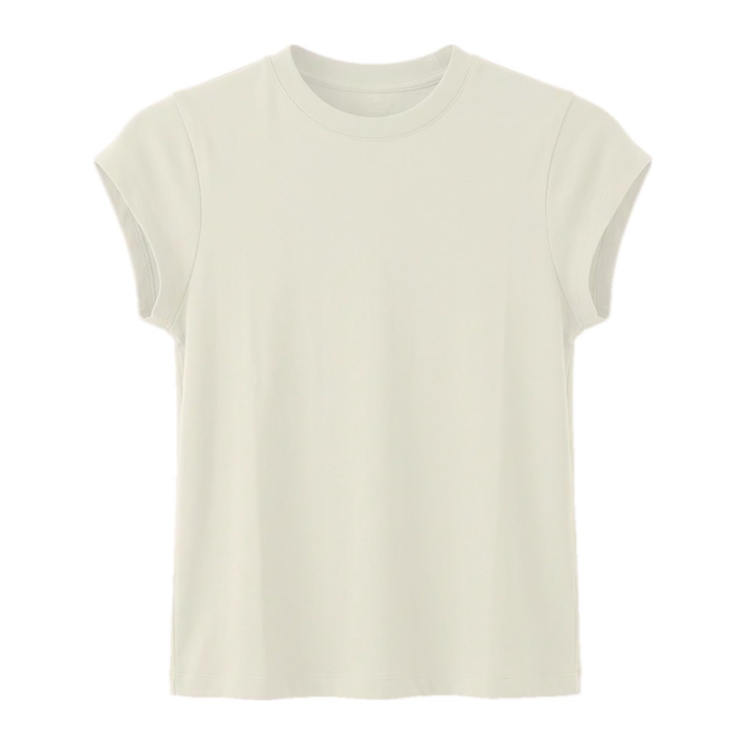 Blusa de malha canelada — Off white