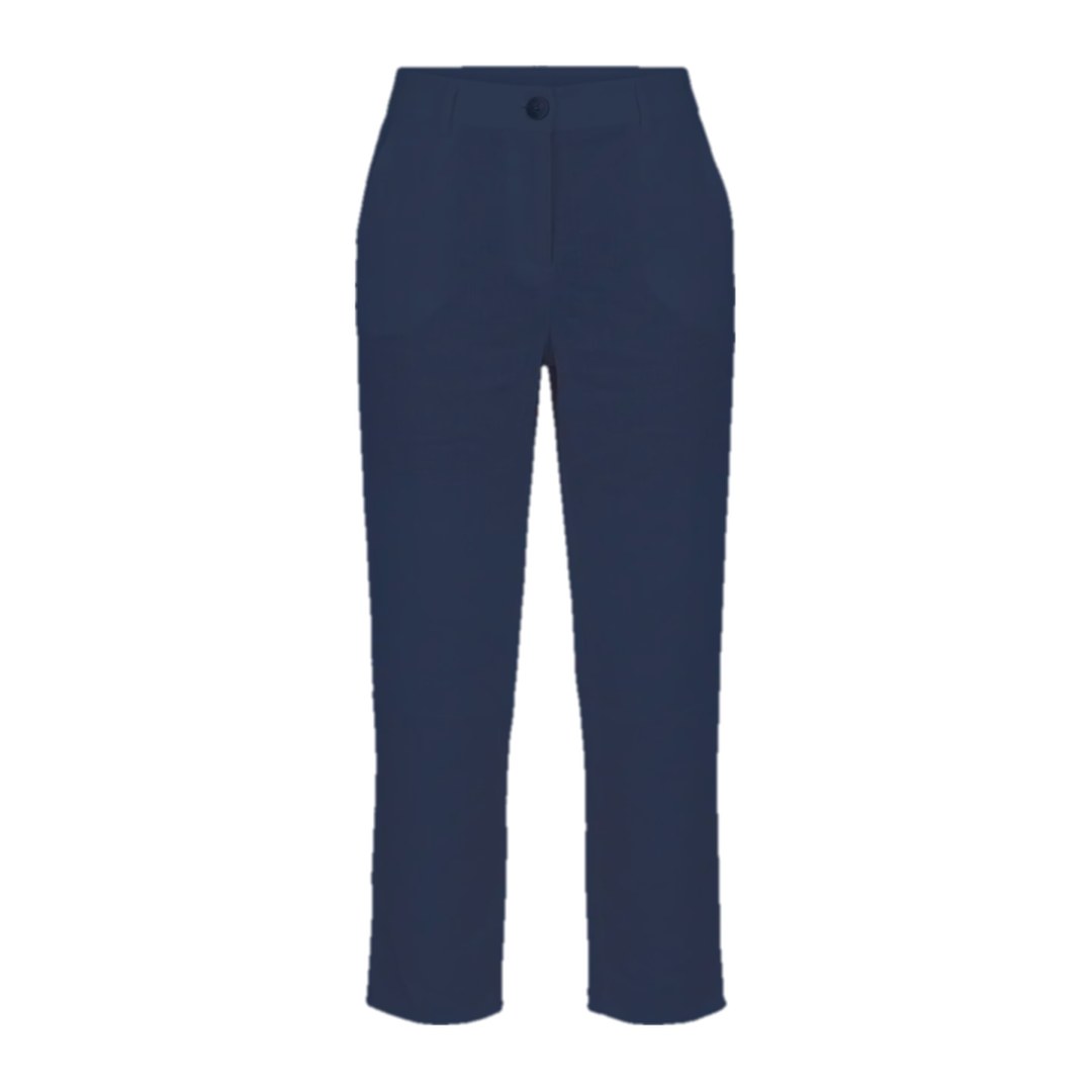 Calça alfaiataria 100% linho — Marinho