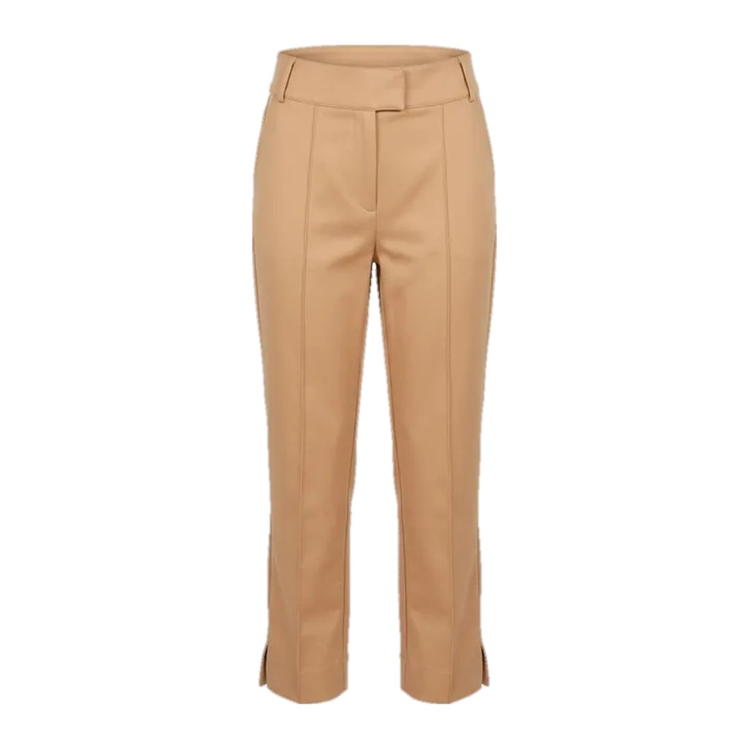 Calça de alfaiataria com elastano — Bege