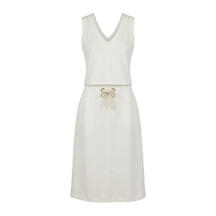 Conjunto de moletinho — Off white