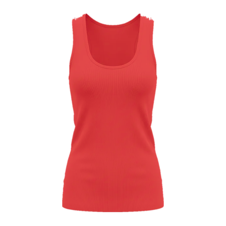 Regata de tricot alongada — Coral